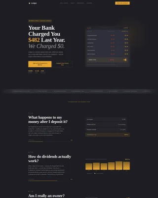Bank & Financial Institution Pricing Website Template