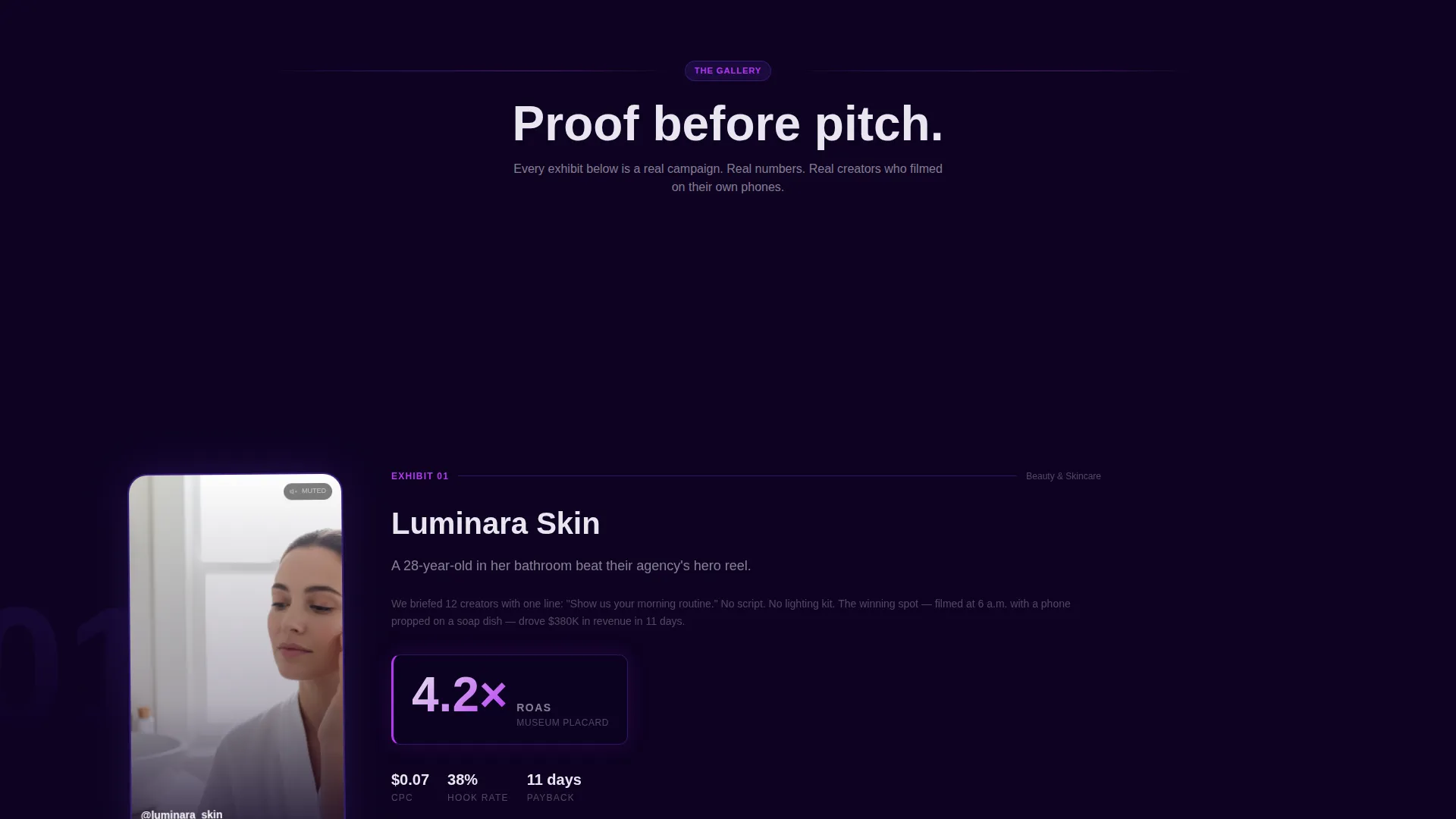 Social Media & Influencer Agency Portfolio Website Template