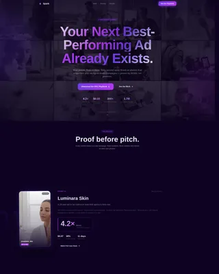 Social Media & Influencer Agency Portfolio Website Template