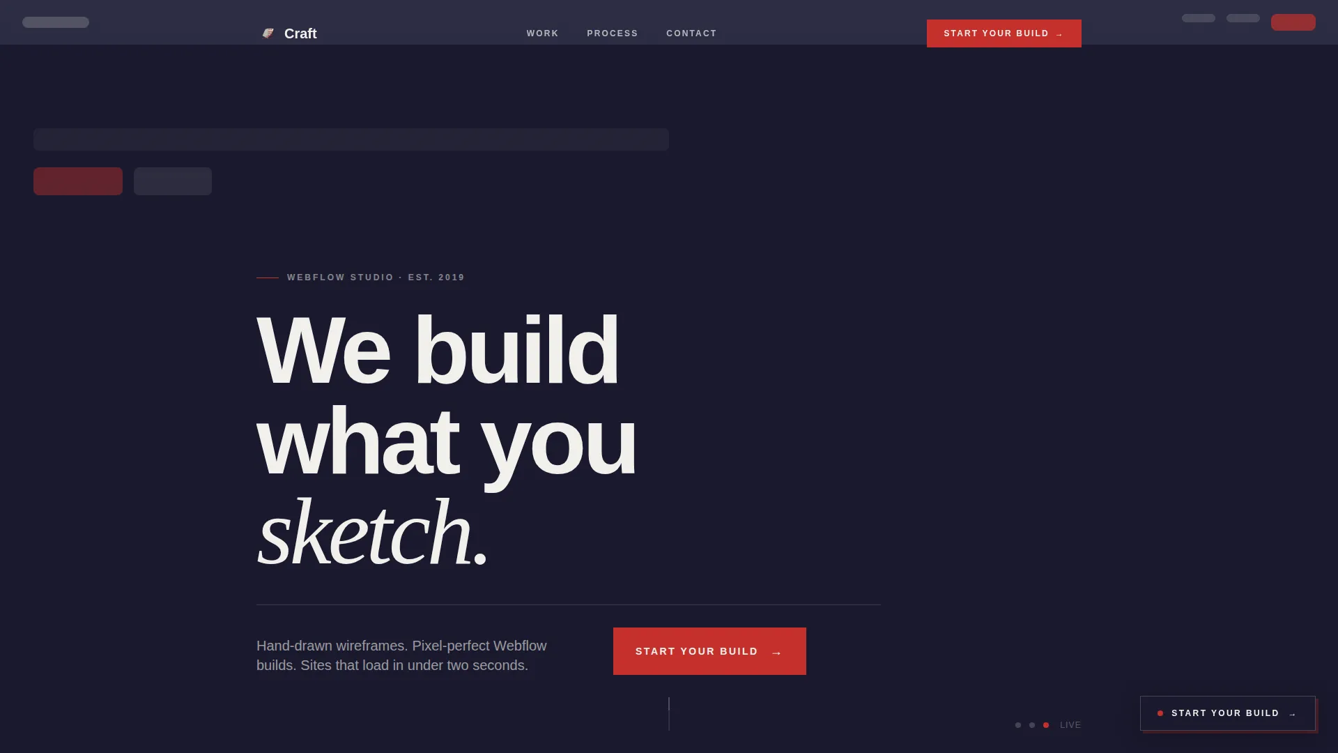 Webflow & No-Code Agency Landing Page Template