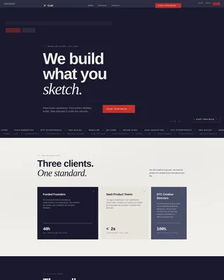 Webflow & No-Code Agency Landing Page Template