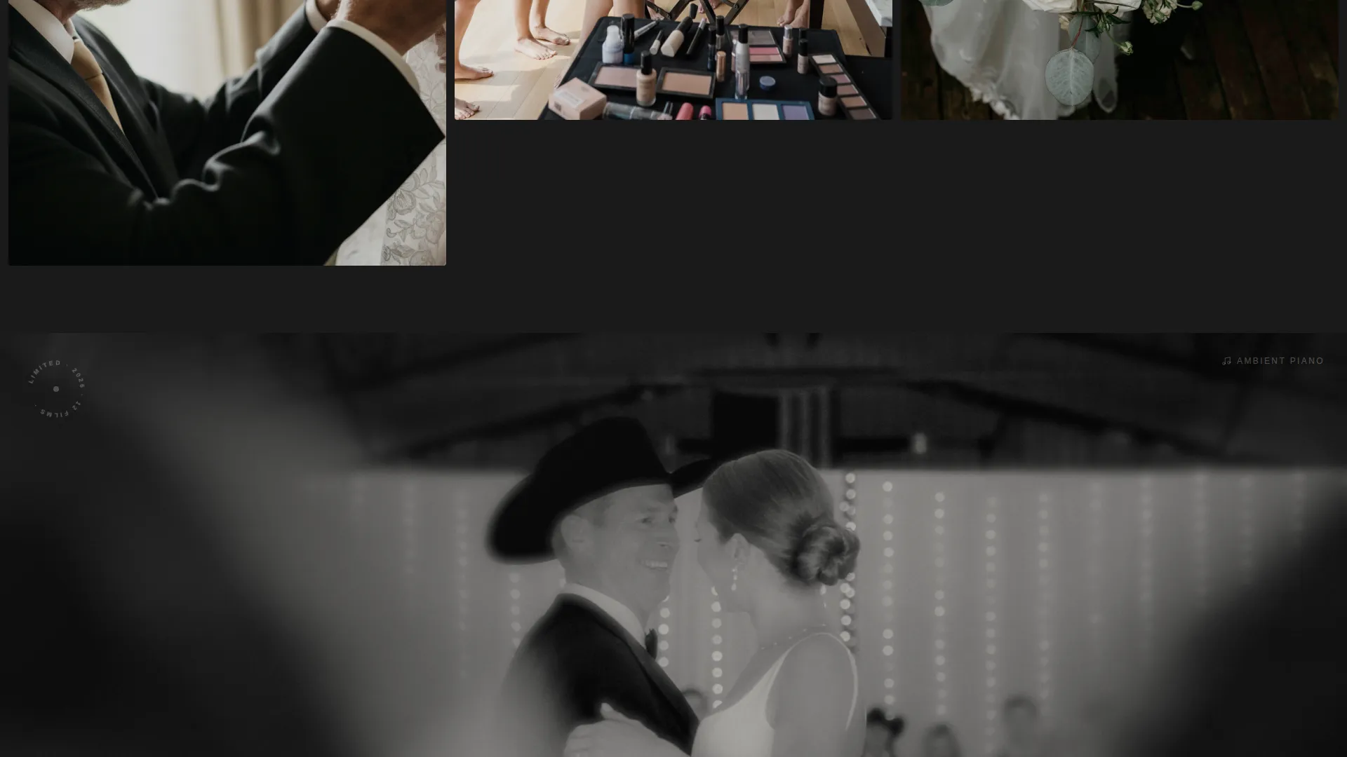 Specialist Videography & Film Portfolio Pre-Launch & Coming Soon Website Template