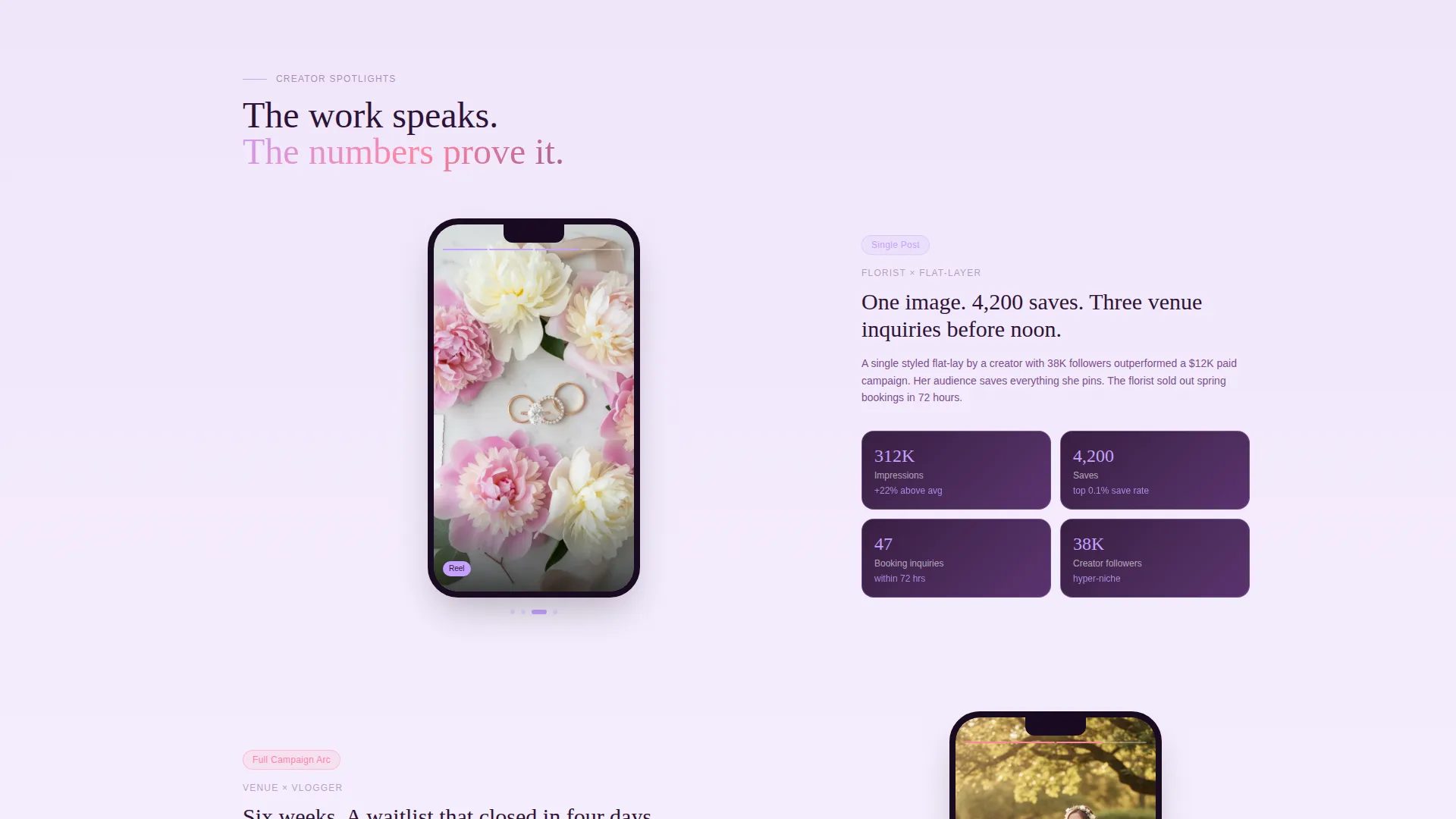 Wedding Marketing & Agency Specialist Booking Website Template