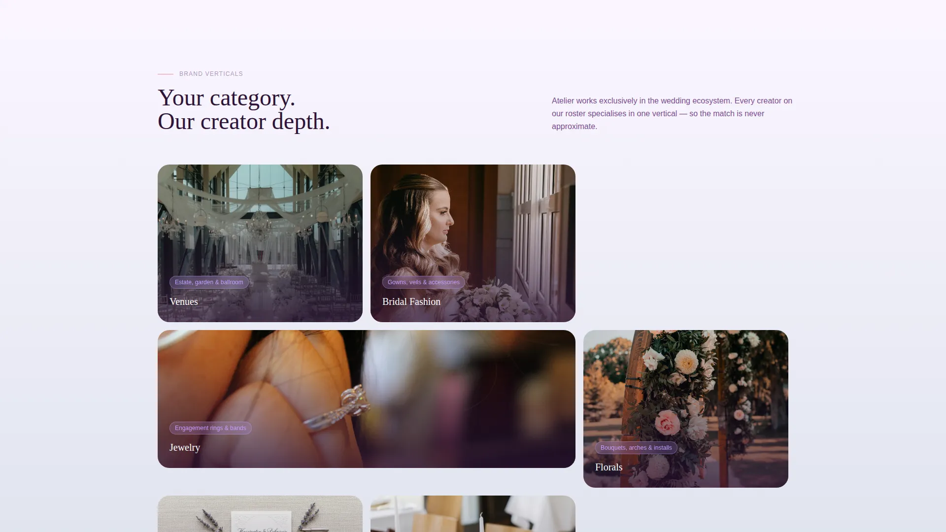 Wedding Marketing & Agency Specialist Booking Website Template