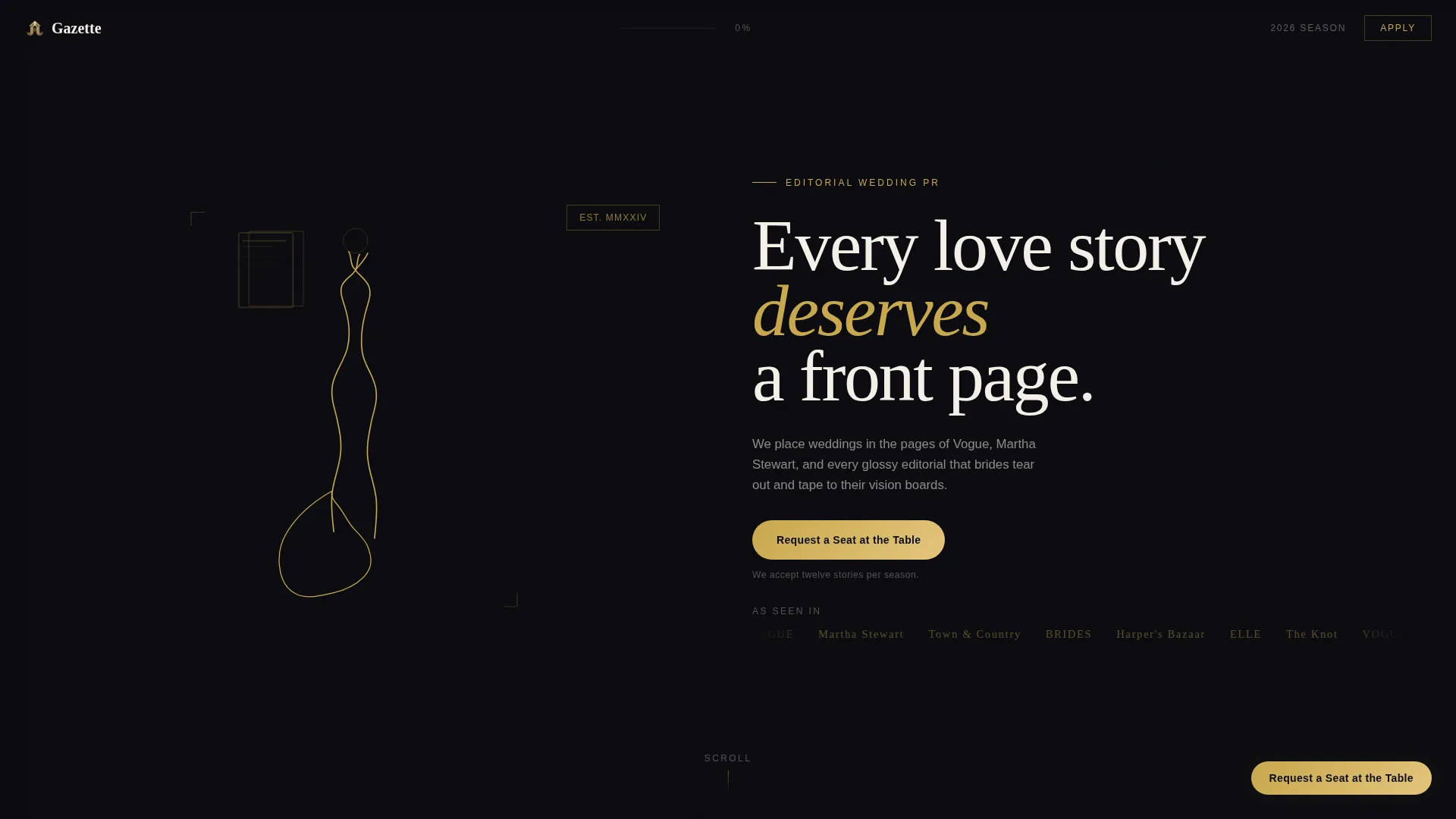 Wedding Marketing & Agency Specialist Pre-Launch Website Template