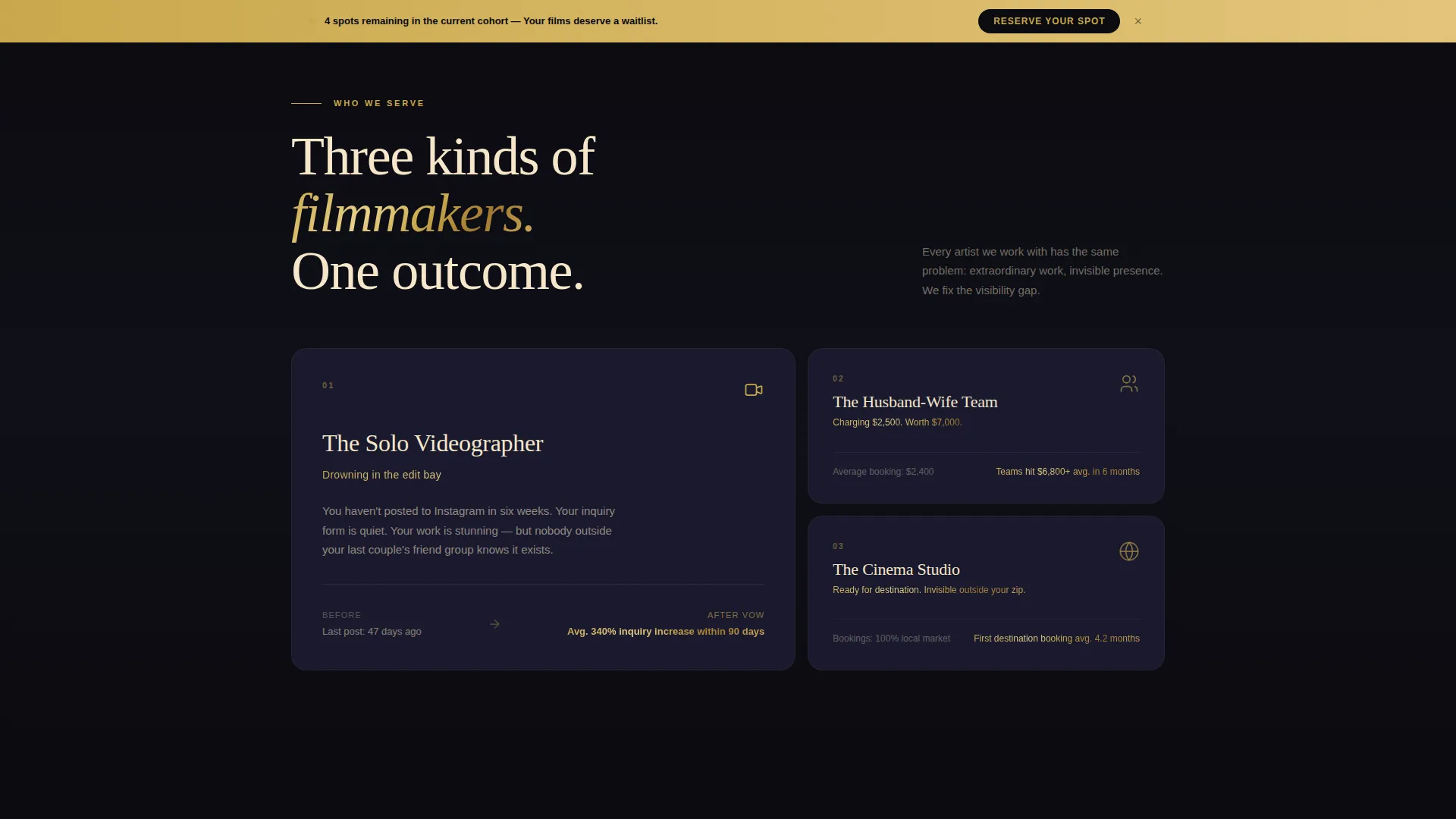 Wedding Marketing & Agency Pre-Launch Website Template