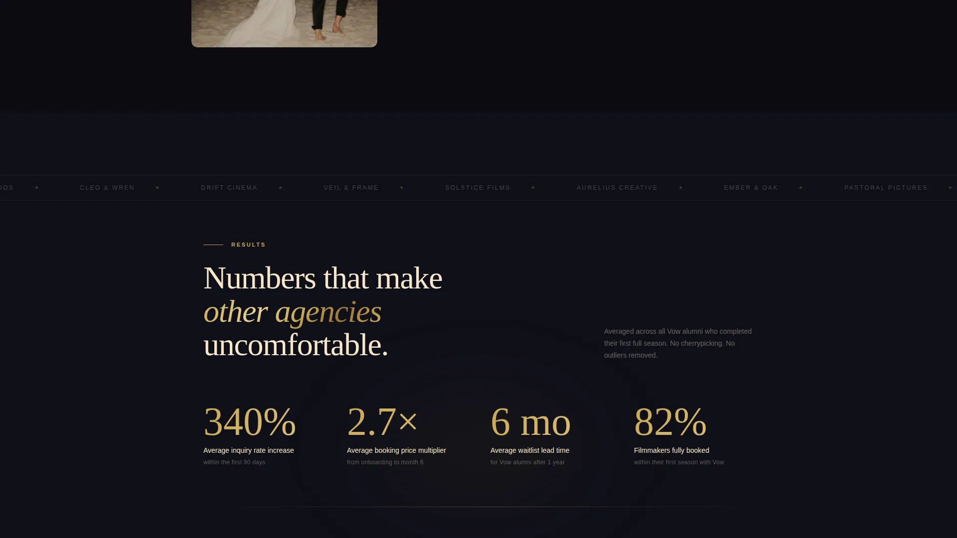 Wedding Marketing & Agency Pre-Launch Website Template