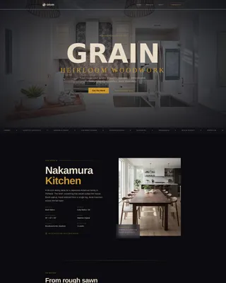 Woodworker Portfolio Specialist Portfolio Website Template