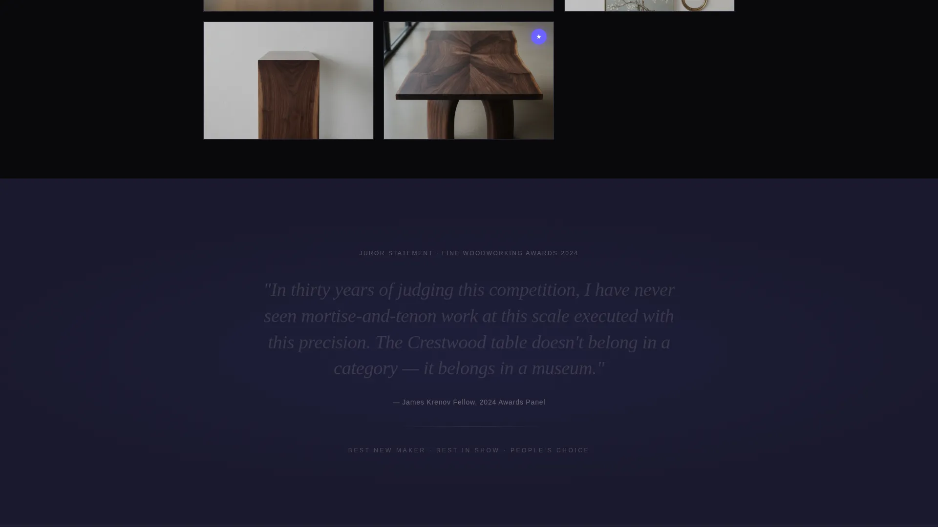 Woodworker Portfolio Portfolio Website Template