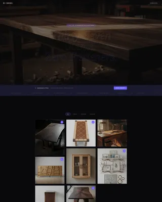 Woodworker Portfolio Portfolio Website Template