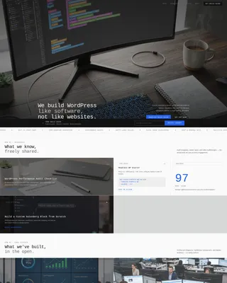 WordPress Agency Bento Grid Landing Page Template