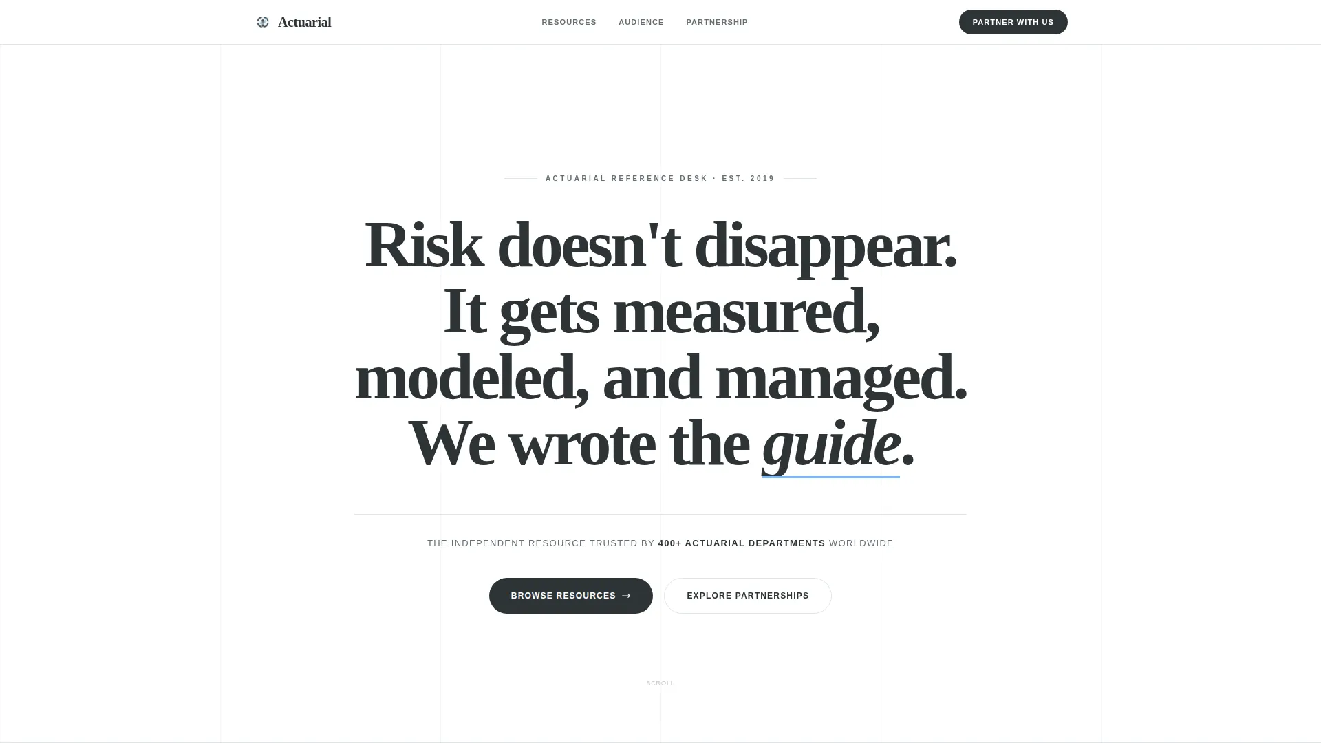 FAQ & Resource Hub Landing Page Template