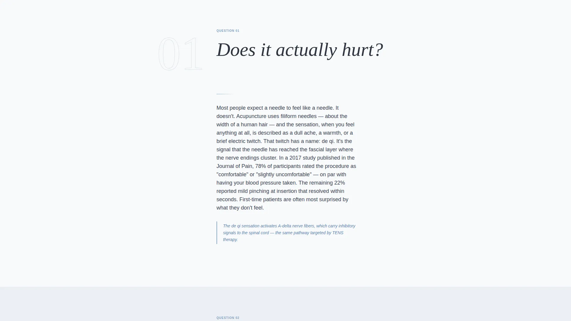 Calming Acupuncturist Booking Landing Page Template