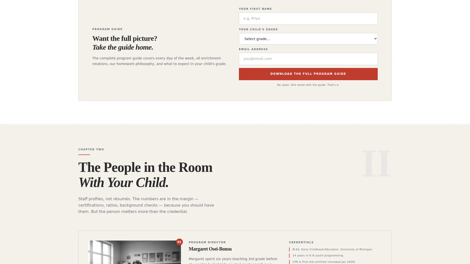 After-School Program Marketing Blog Website Template
