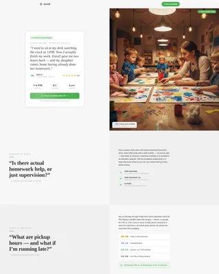 After-School Program Landing Page Template