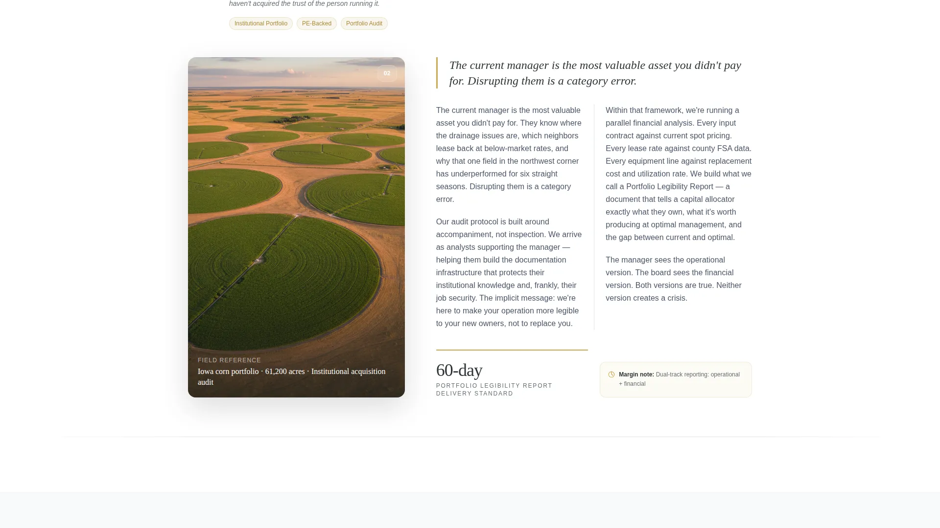 Agriculture Consultant Editorial Landing Page Template