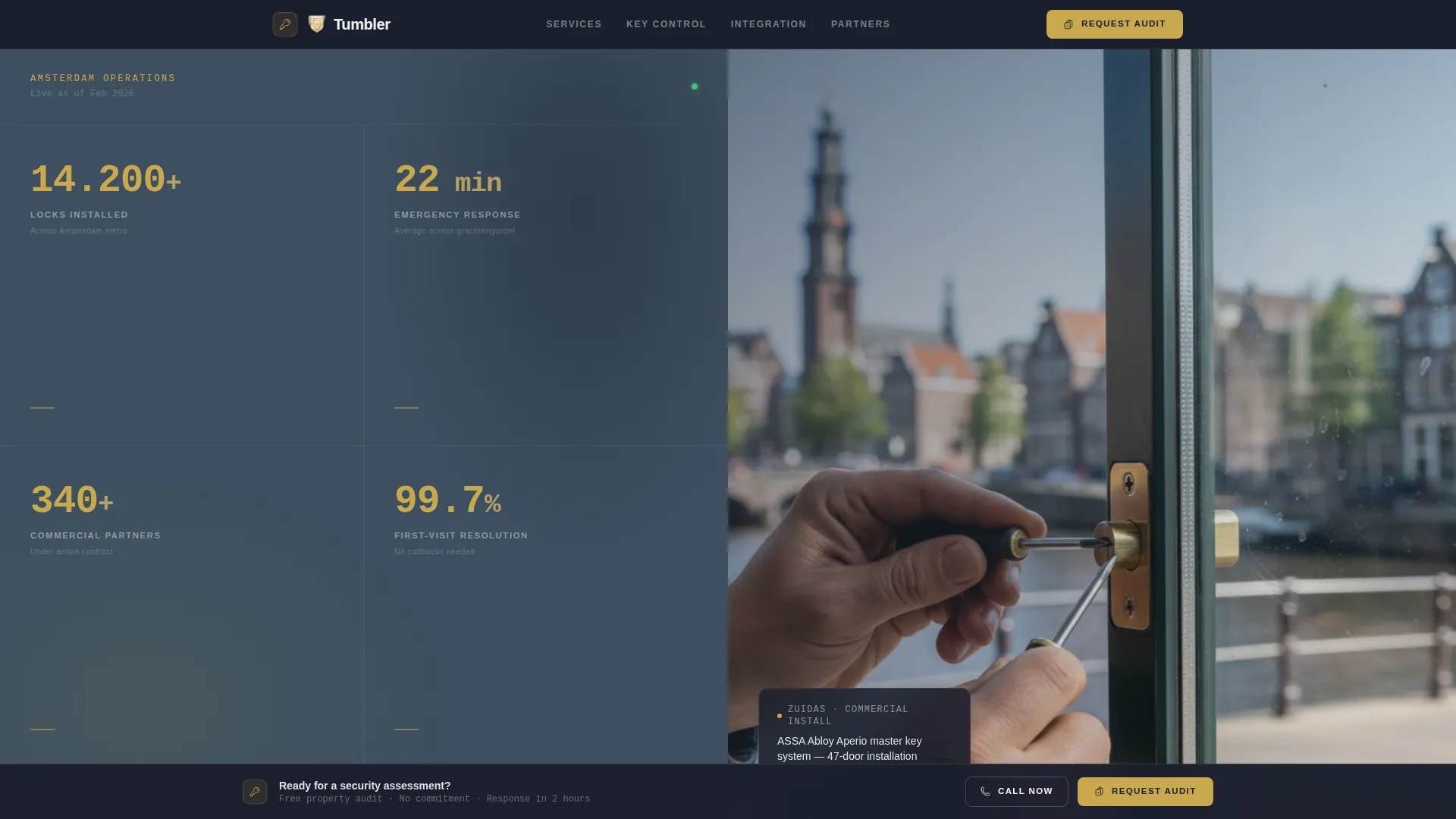 Trusted Locksmith | Free Website Template | Rocket