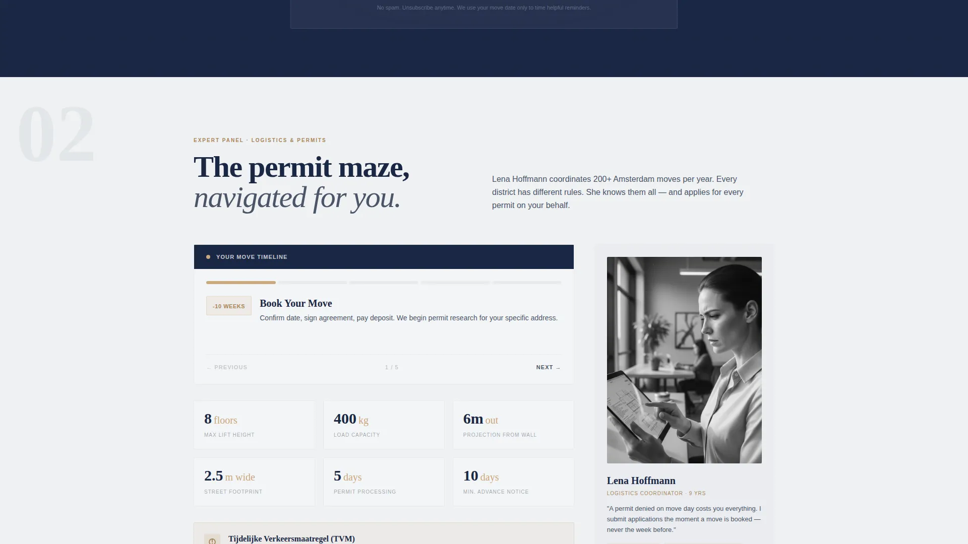 Precision Moving | Free Website Template | Rocket