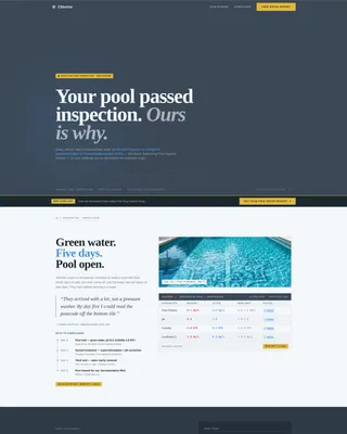 Compliant Pool | Free Website Template | Rocket