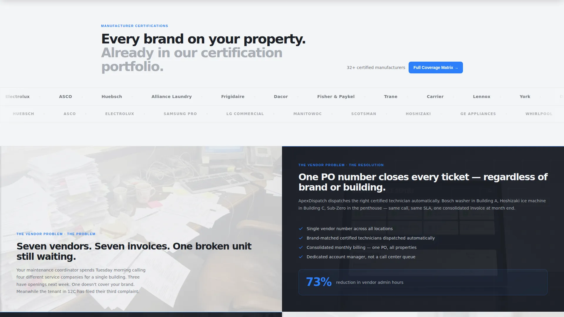 B2B Appliance Repair Landing Page Template