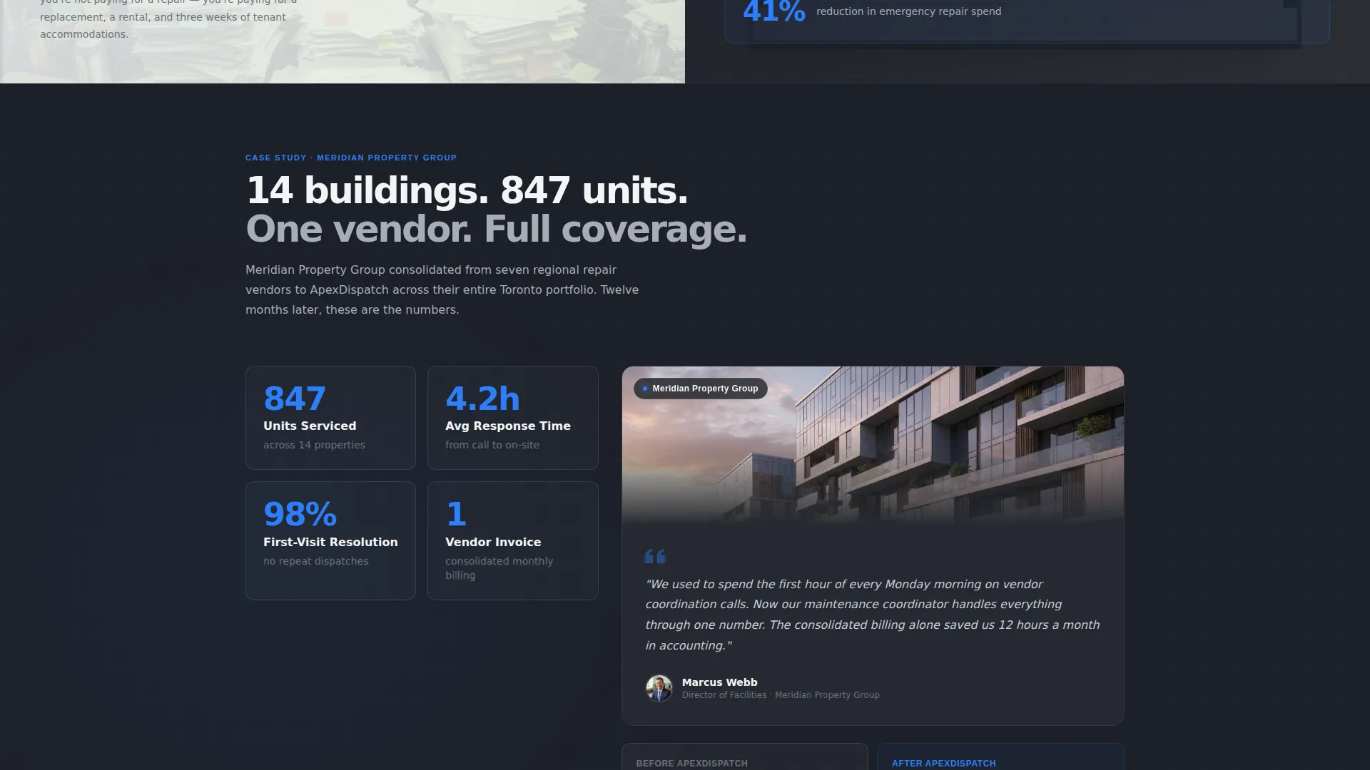 B2B Appliance Repair Landing Page Template