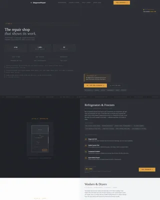 Appliance Repair Free Estimate Landing Page Template
