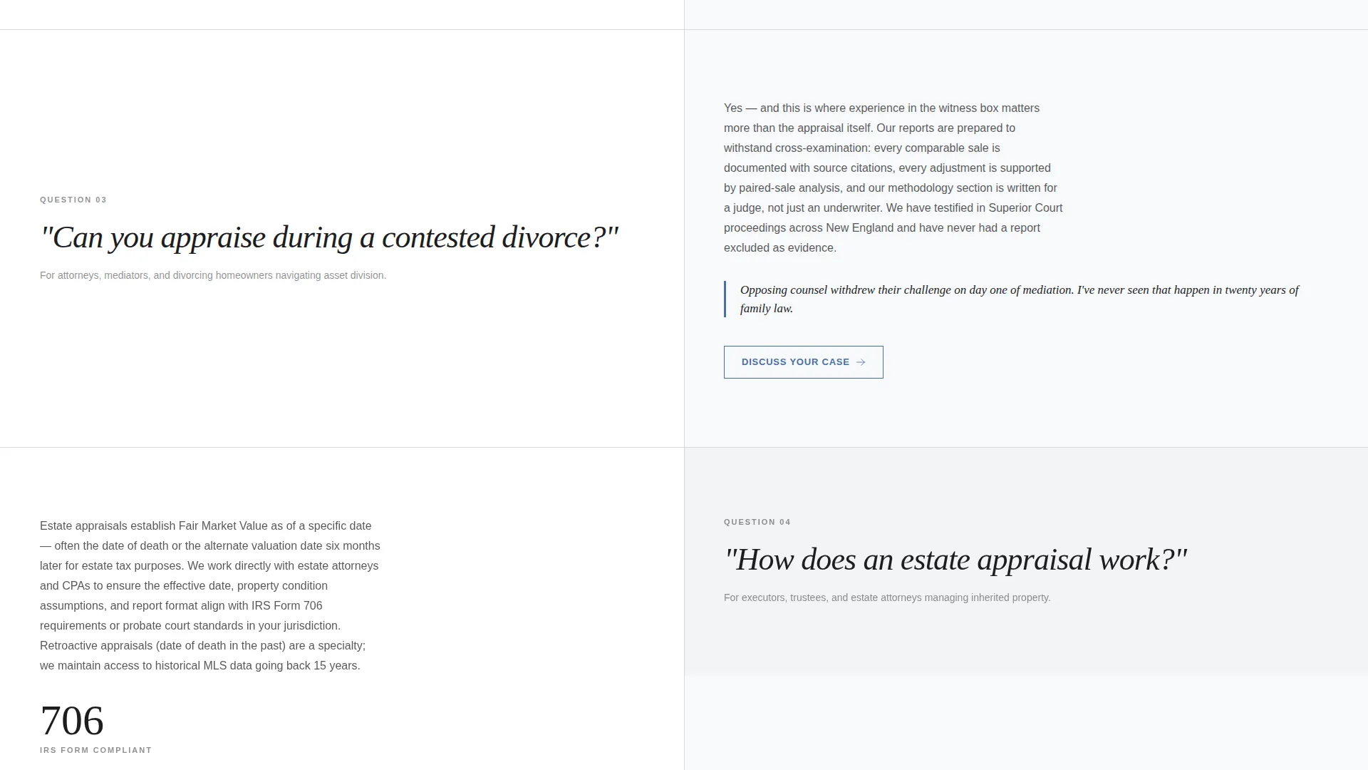 Appraiser Booking Landing Page Template