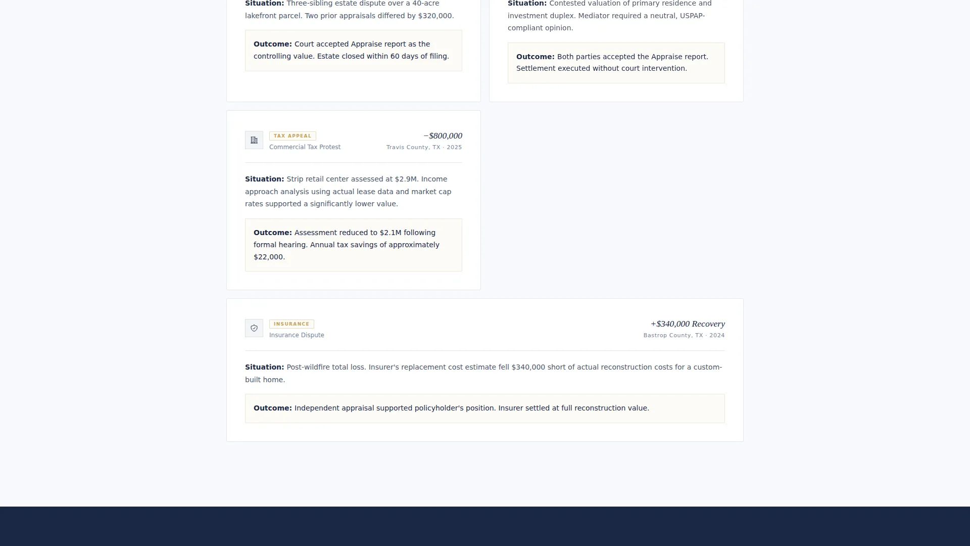 Property Appraiser Landing Page Template