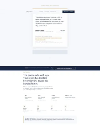 Property Appraiser Landing Page Template