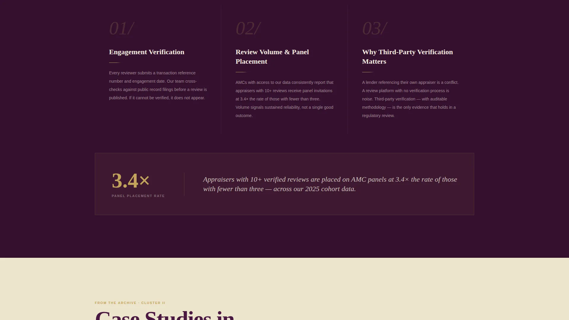 Reviews Landing Page Template for B2B Trust