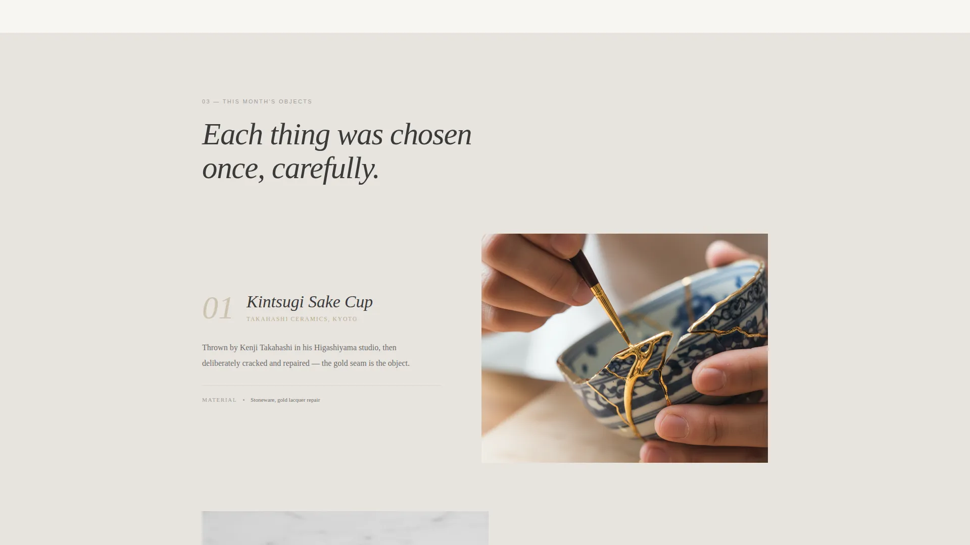 Avant-Garde Subscription Box Landing Page Template