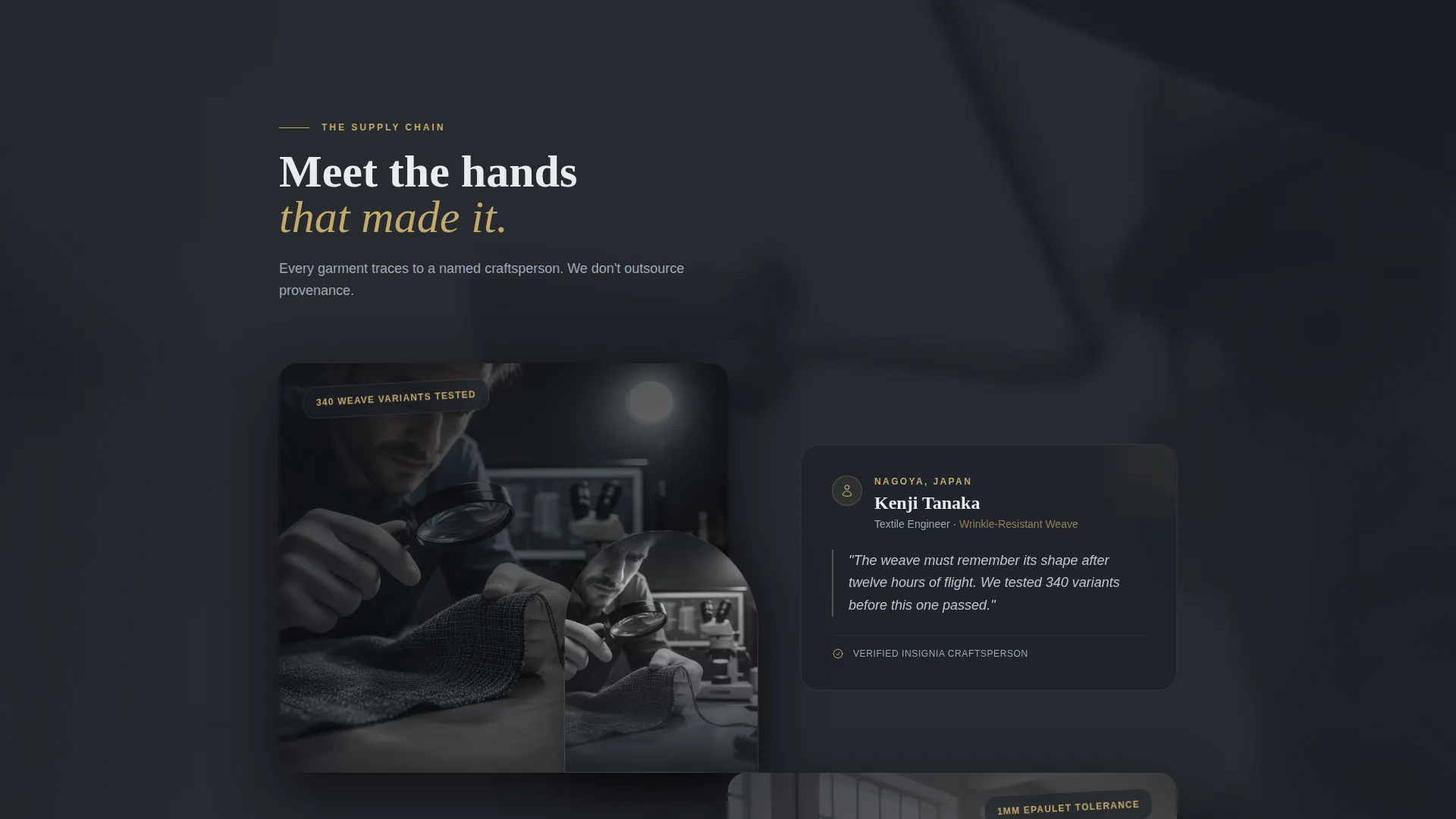 Aviation Uniform Landing Page Template