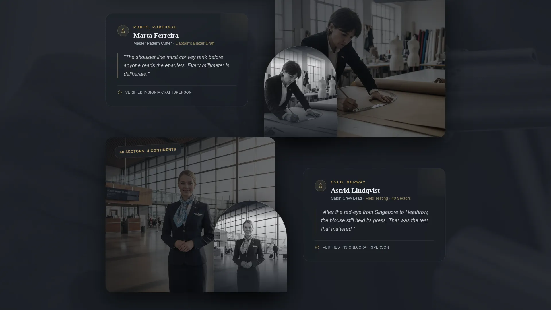 Aviation Uniform Landing Page Template
