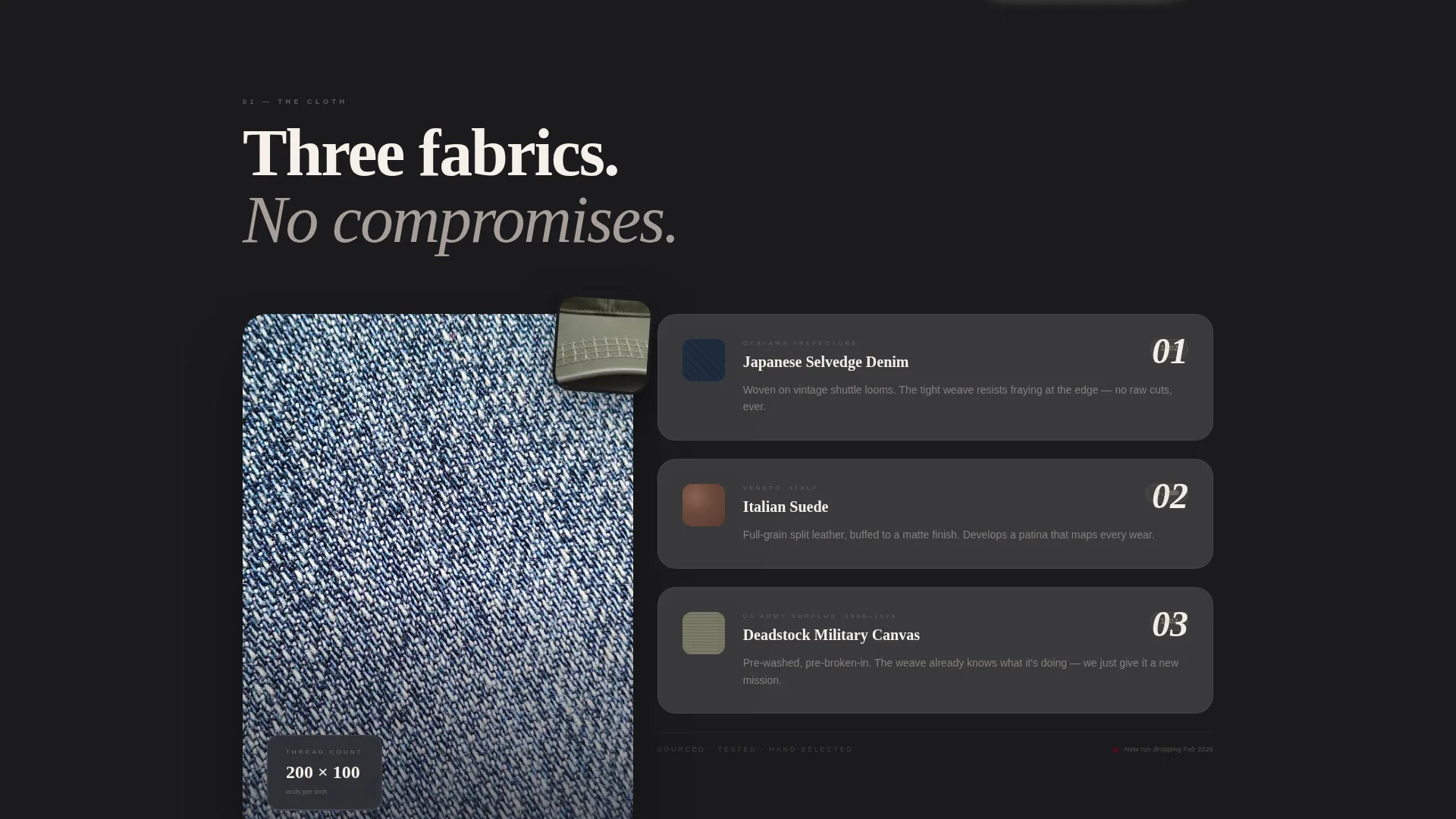 Luxe Minimal Headwear Landing Page Template