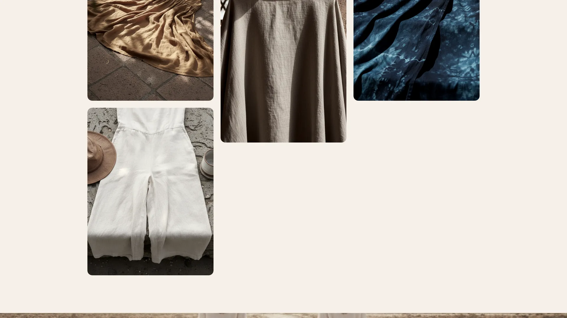 Bohemian Clothing Brand Landing Page Template