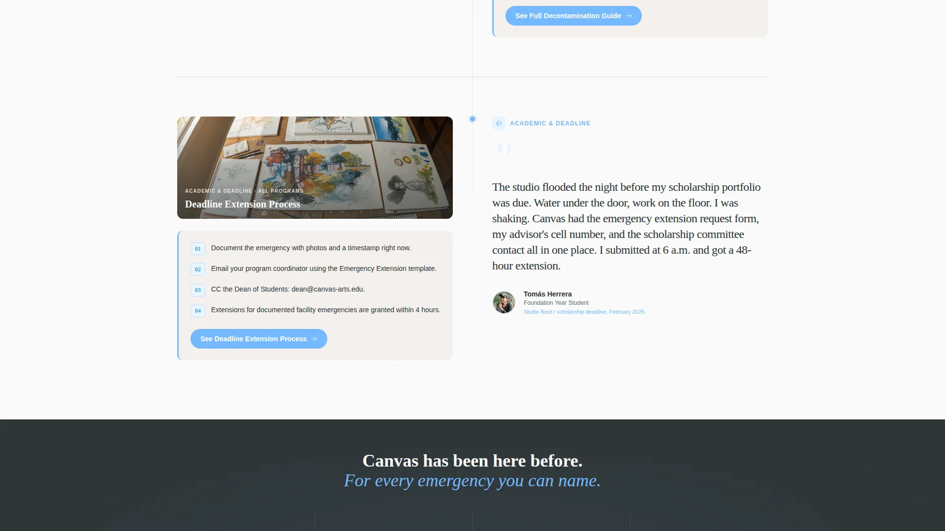 Art School Marketing Reviews & Social Proof Website Template