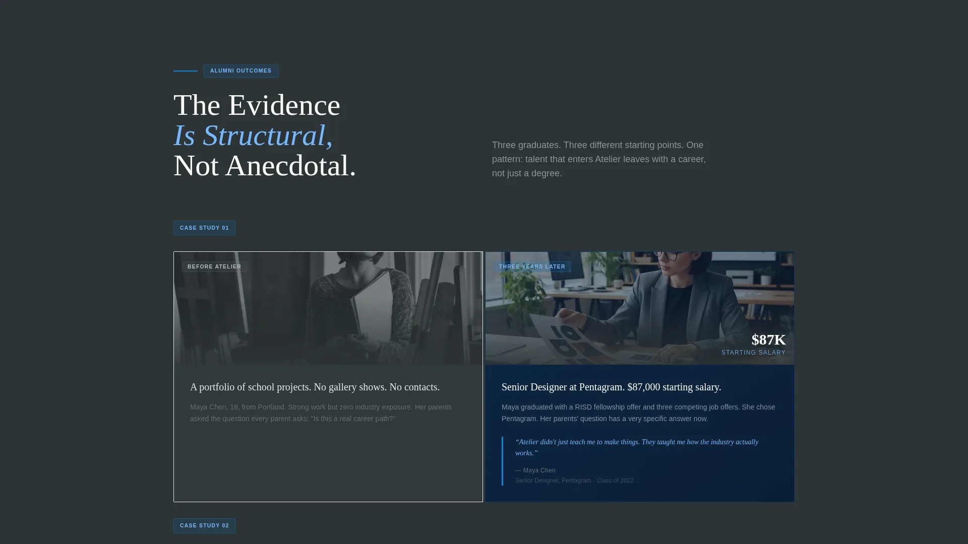 Art School Marketing Careers & Recruitment Website Template