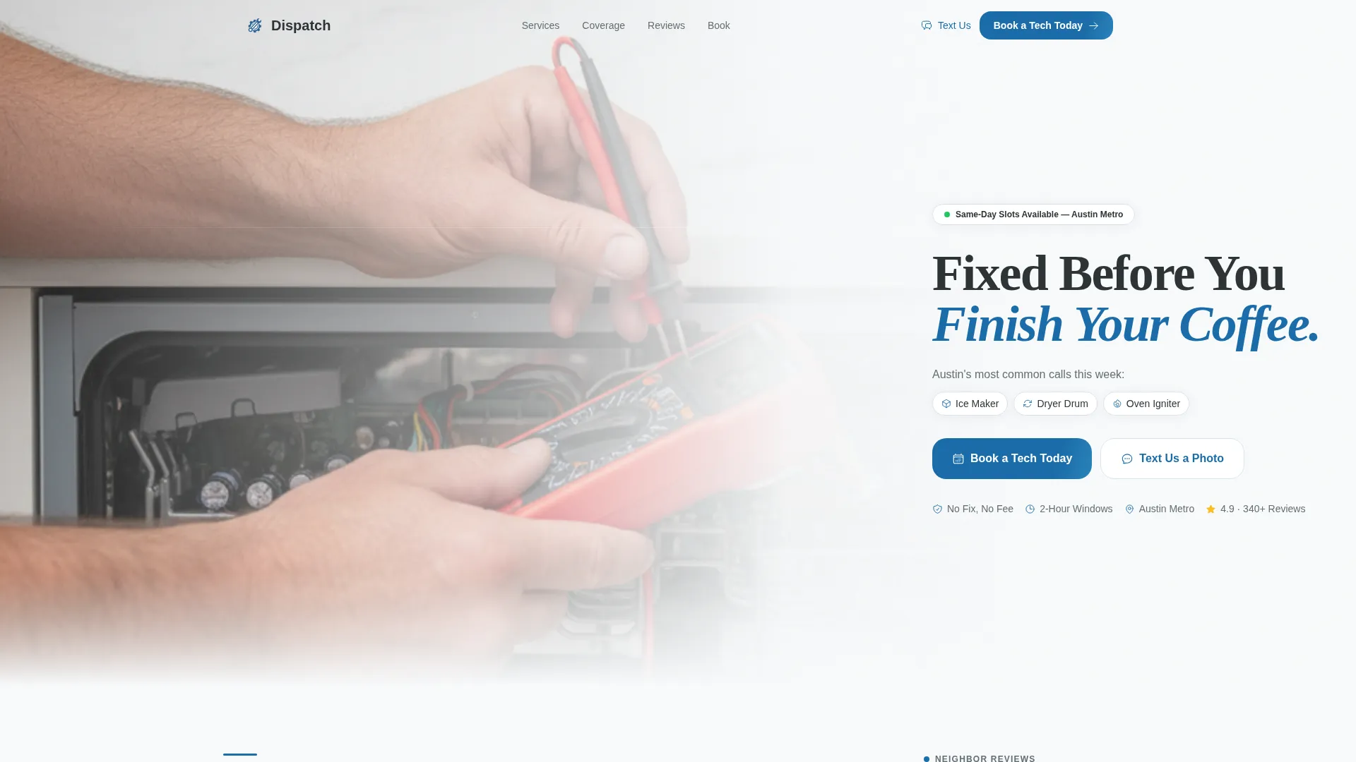 Trusted Appliancerepair | Free Website Template | Rocket