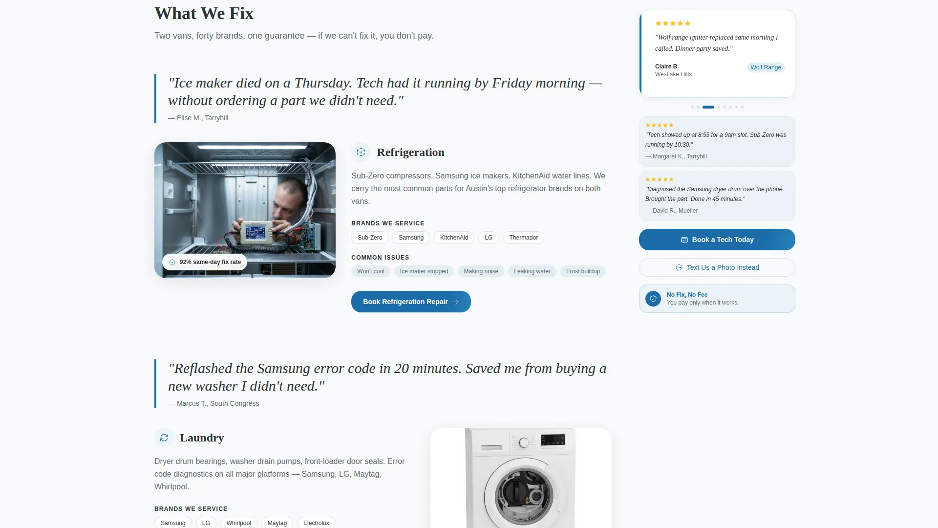Trusted Appliancerepair | Free Website Template | Rocket