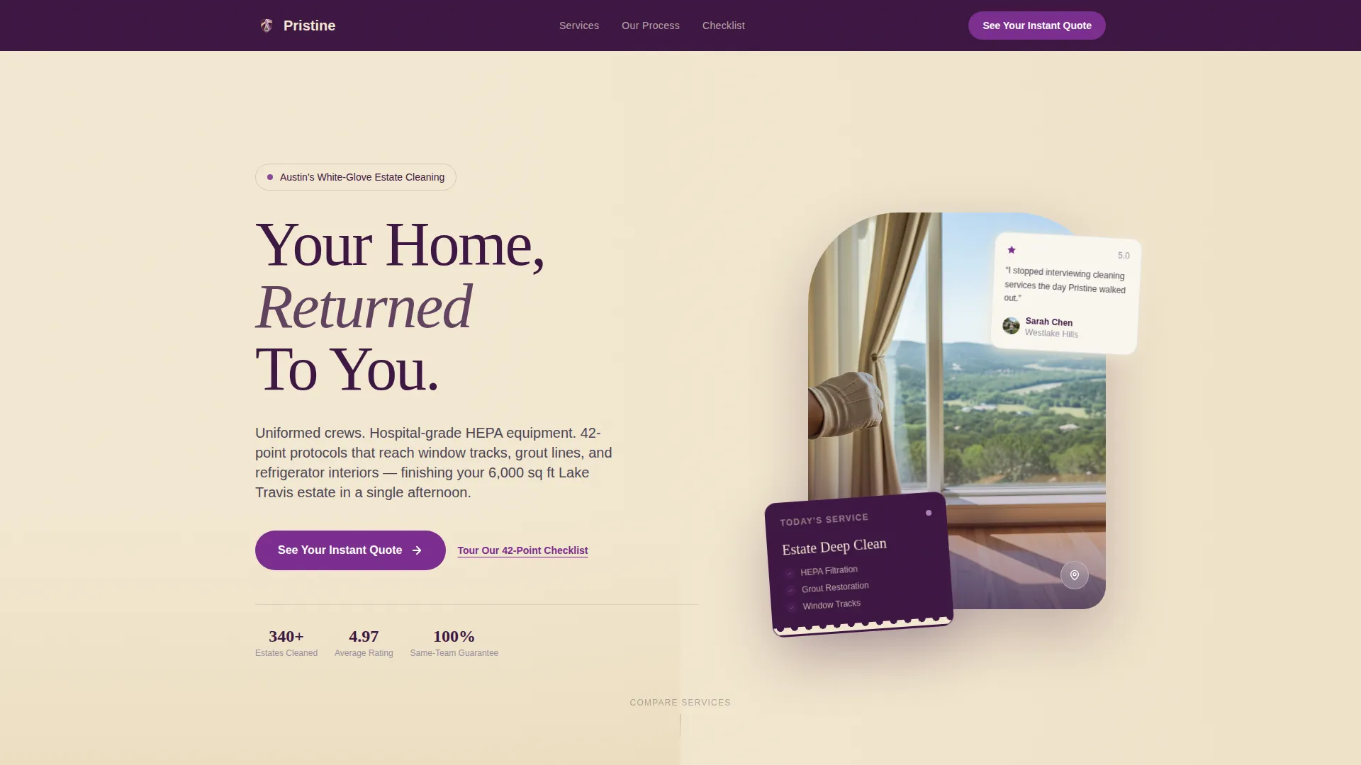 Executive Housecleaning | Free Website Template | Rocket
