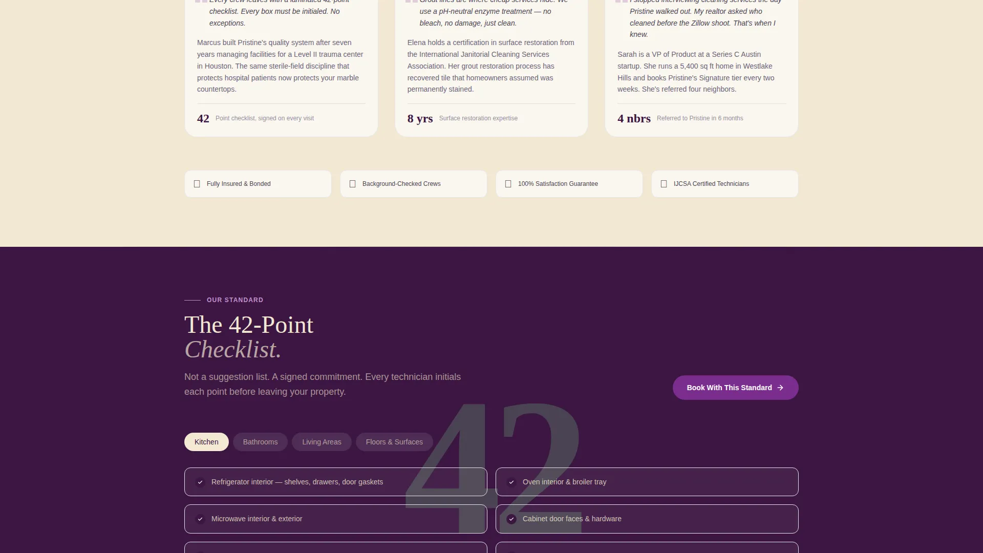 Executive Housecleaning | Free Website Template | Rocket