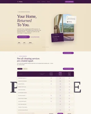 Executive Housecleaning | Free Website Template | Rocket