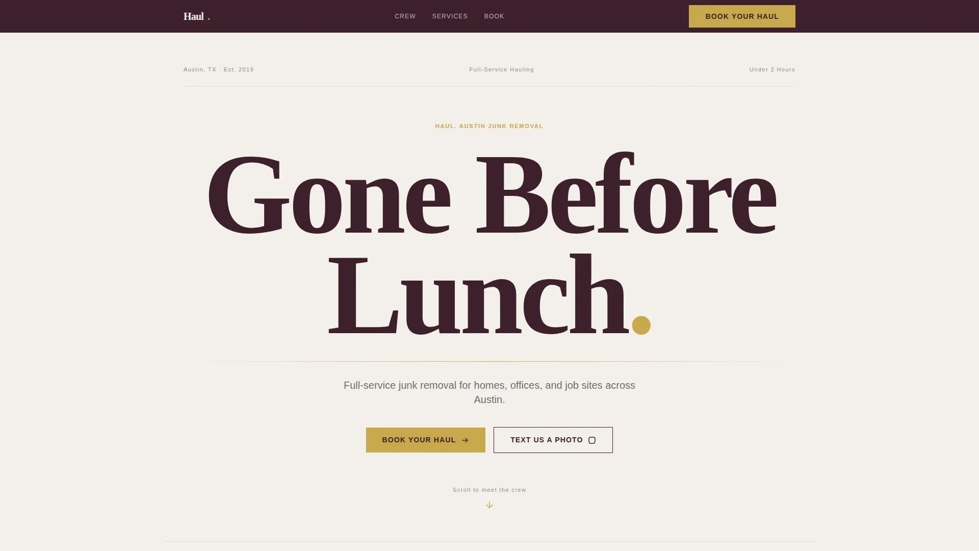 Precision Junkremoval | Free Website Template | Rocket