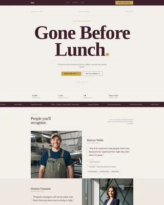 Precision Junkremoval | Free Website Template | Rocket