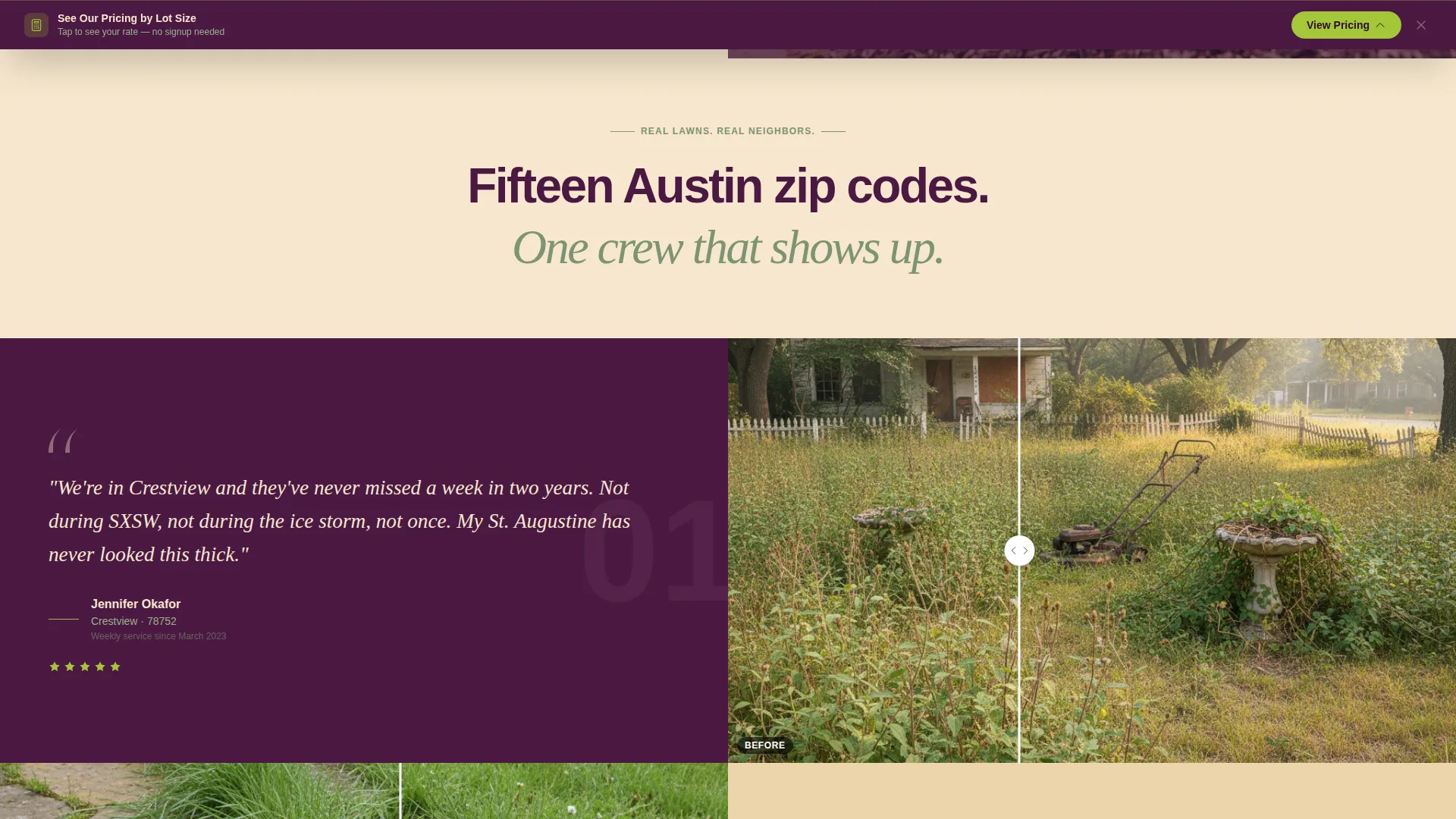 Awardwinning Lawncare | Free Website Template | Rocket