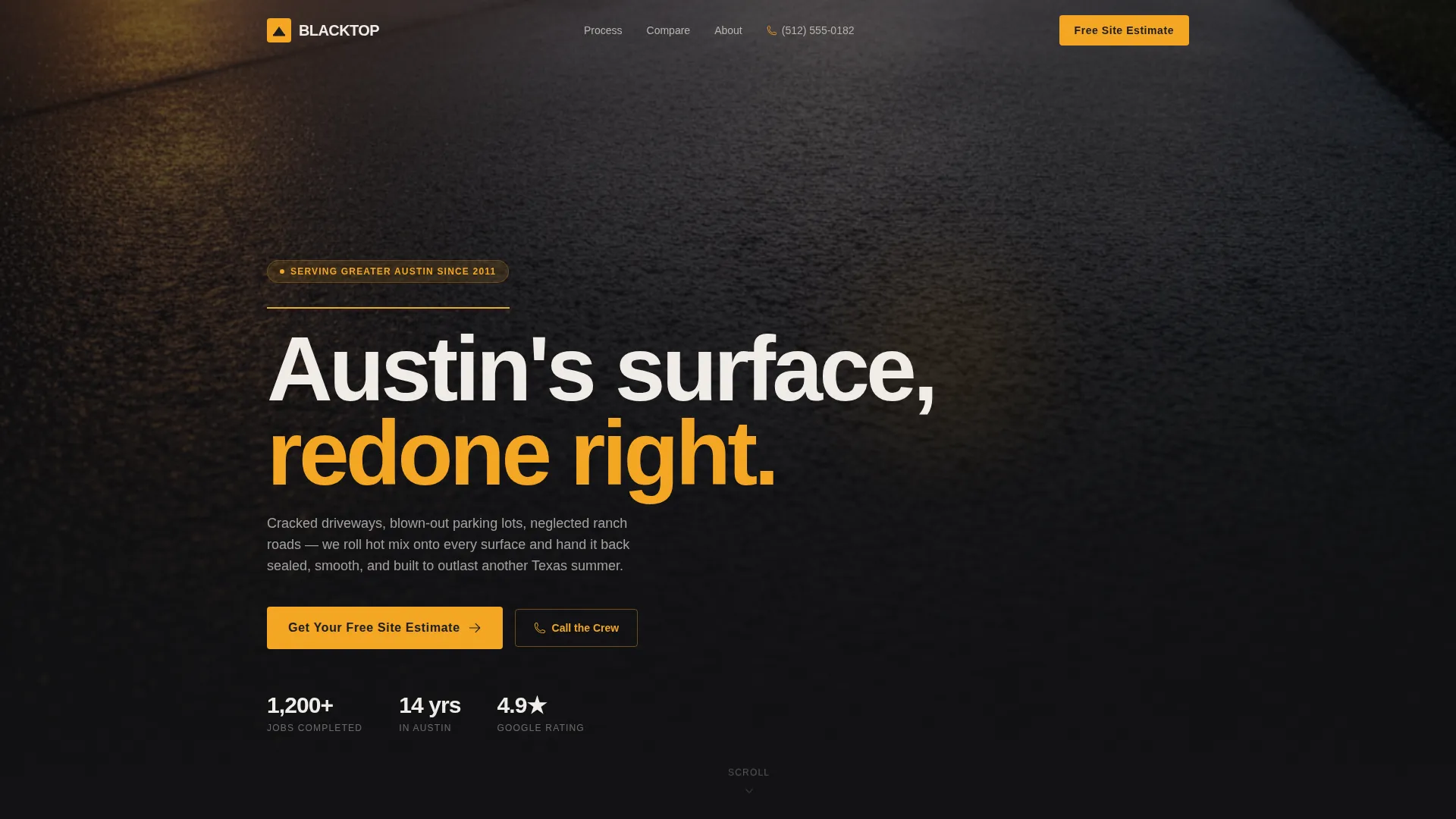 Trusted Paving | Free Website Template | Rocket