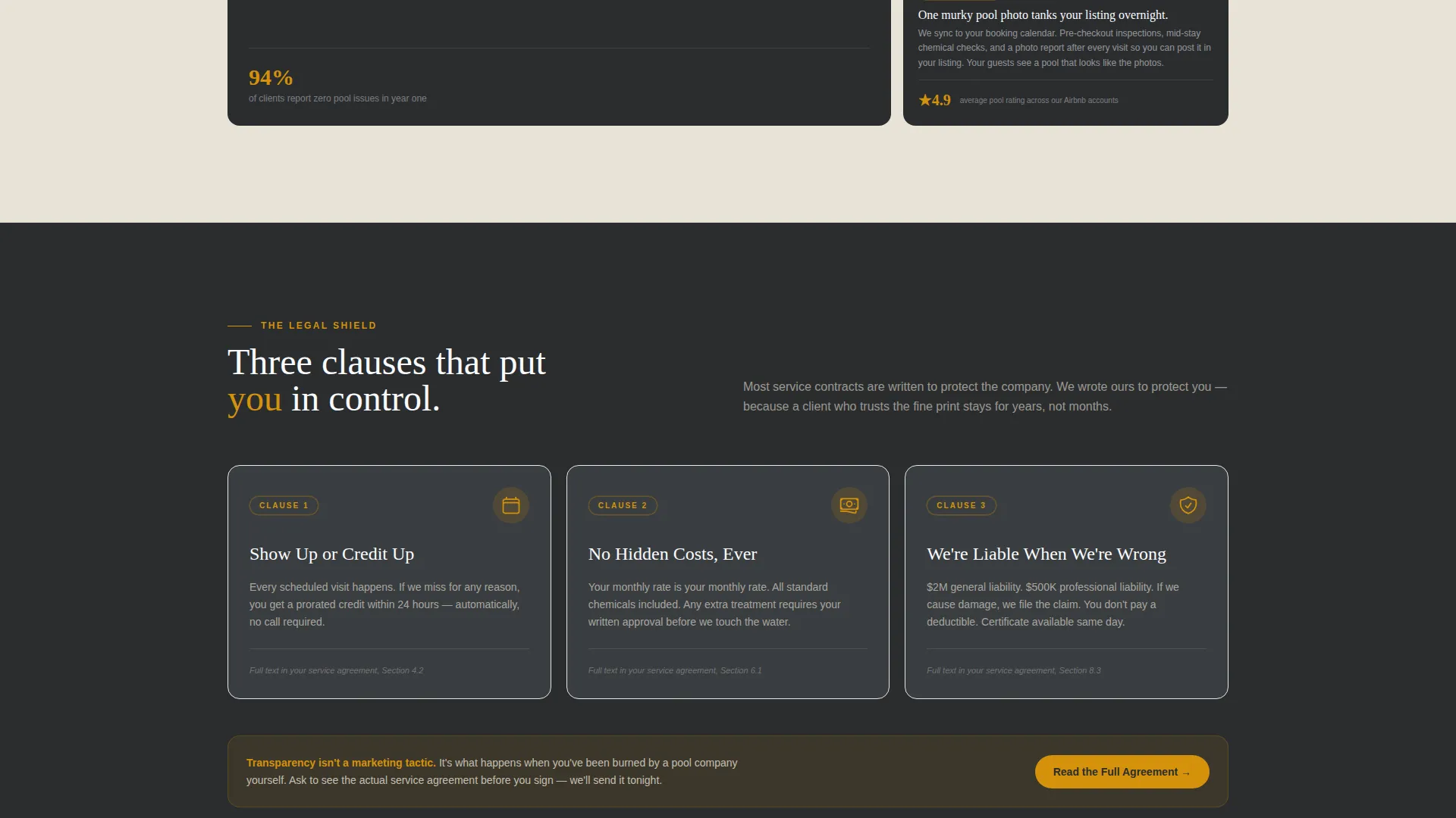 Transparent Poolcleaning | Free Website Template | Rocket
