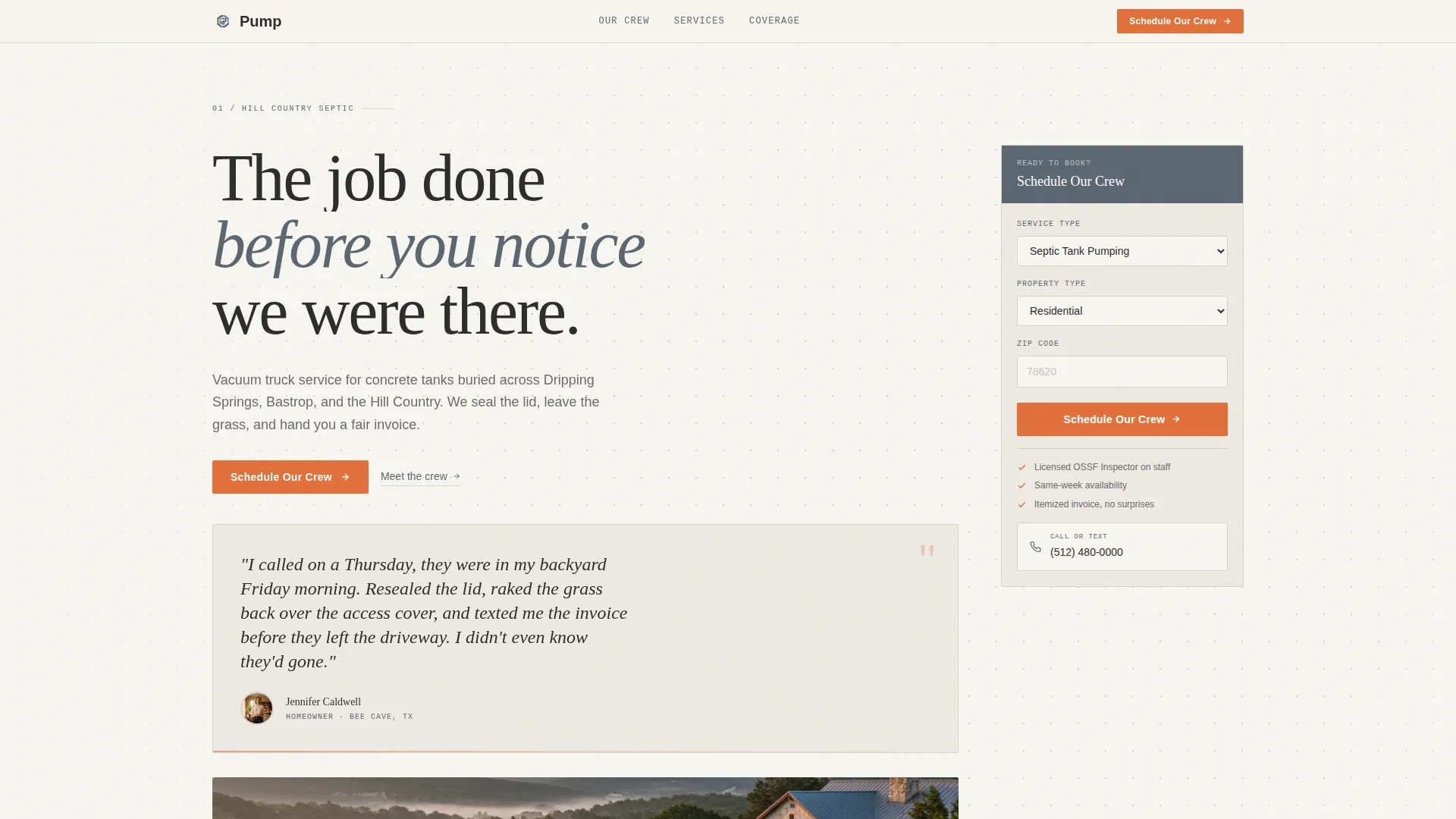 Trusted Septic | Free Website Template | Rocket