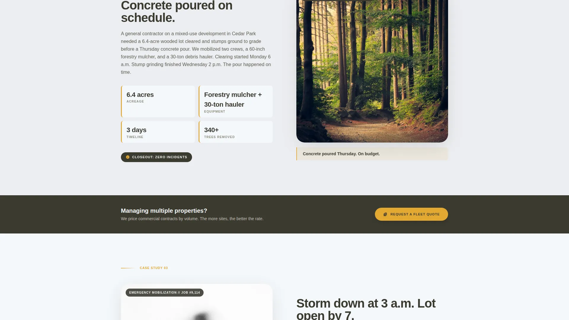 Precision Treeservice | Free Website Template | Rocket