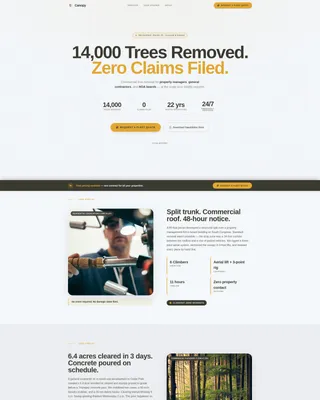 Precision Treeservice | Free Website Template | Rocket